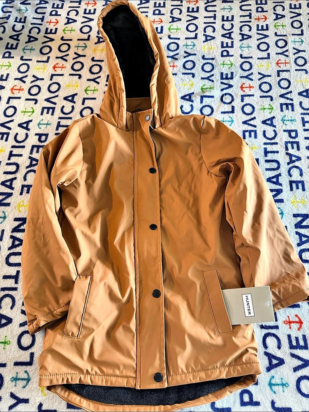 Hunter Hooded Jacket in Brown